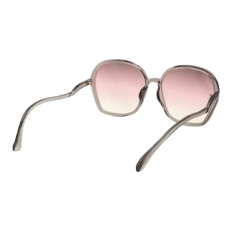 JINS TR/Memory Plastic Square Sunglasses Women's Light Brown-3