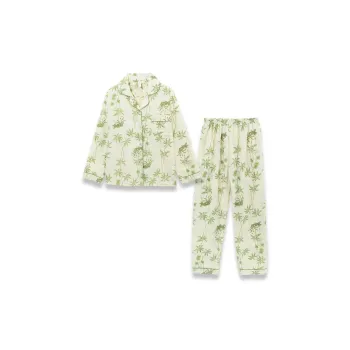 Sleeping Beauty Pajama Set Women's Green