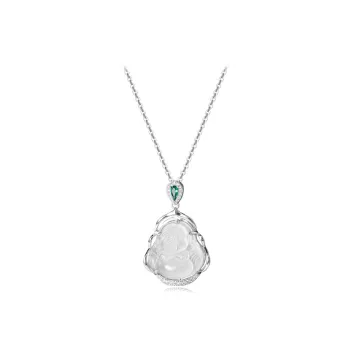 COPI Chalcedony Jade Necklaces Women's