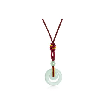 North Cain Bean Type Jadeite Necklaces Unisex