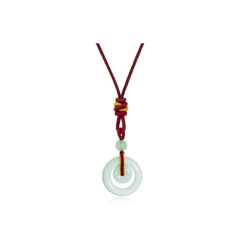 North Cain Bean Type Jadeite Necklaces Unisex-0