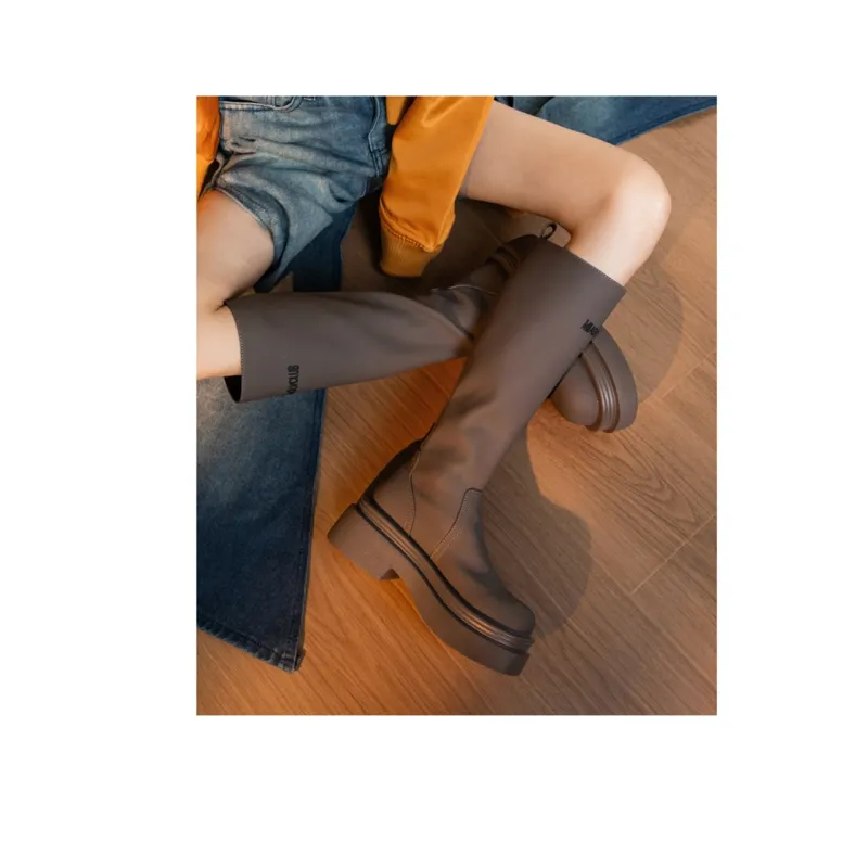 Wonderful Couple Knee-high Boots 6cm Women's-18