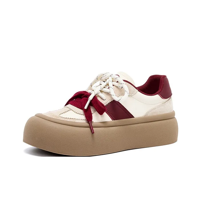 HARSON Skateboard Shoes Anti-Slip And Wear-Resistant Lightweight Low-Top Casual Shoes Women's-3