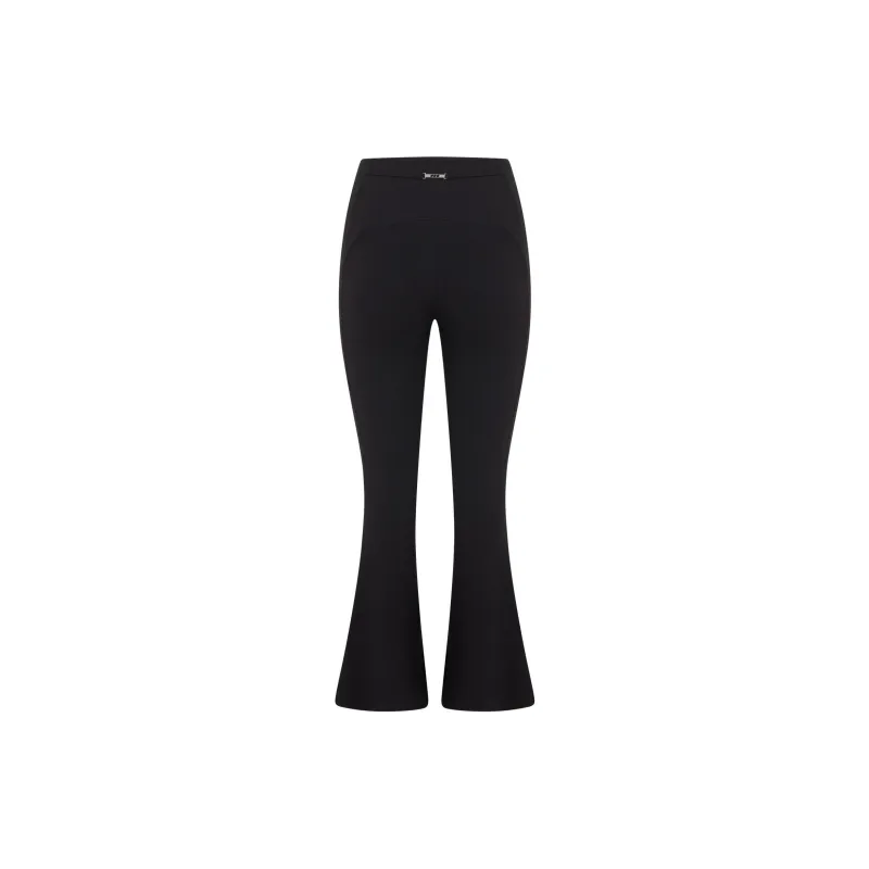 LORNA JANE Irresistible Stomach Support Rib Flared Leggings Athletic Trousers Women's-4