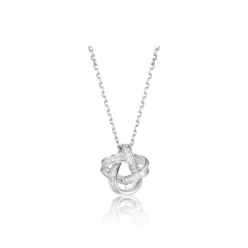 KADER S925 Silver Necklaces Women's Silver White, Goddess Exclusive Box