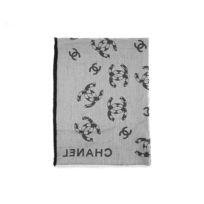 CHANEL Knit Scarves Unisex-2