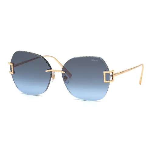 Chopard ICE CUBE Sunglasses Women's Gold