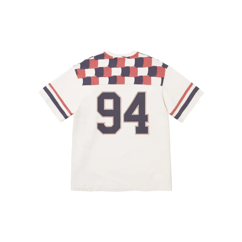 Supreme Patchwork Yoke Football Top-3