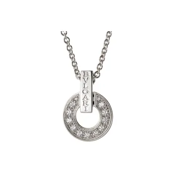 BVLGARI Series 18K White Gold Necklaces Unisex