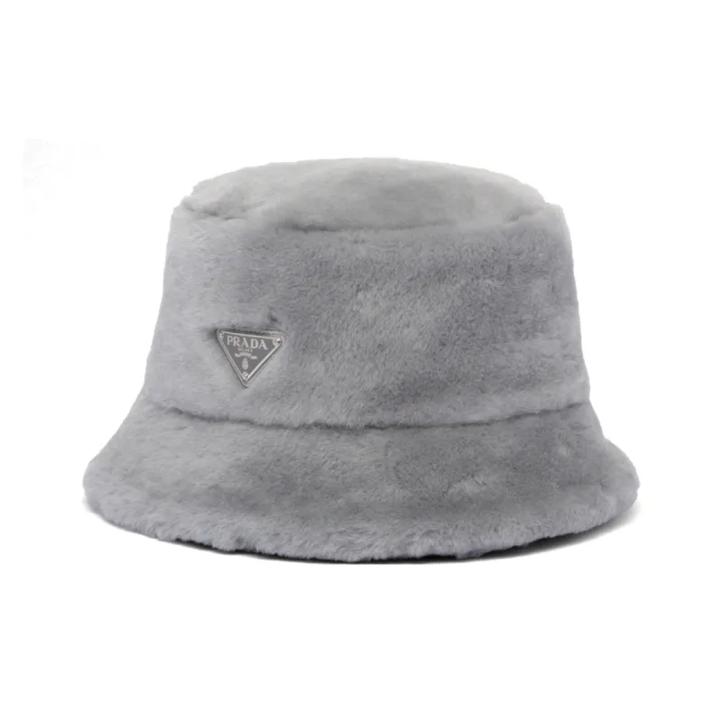 PRADA Shearling Bucket Hat-0