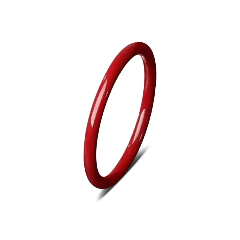 YOASOBI Reconstructed Cinnabar Jade Bangles Women's-2
