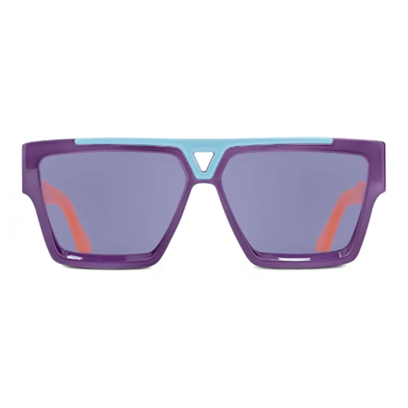 LOUIS VUITTON Plate Frame Irregular Shape Sunglasses Unisex-0