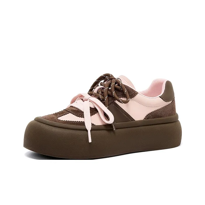 HARSON Skateboard Shoes Anti-Slip And Wear-Resistant Lightweight Low-Top Casual Shoes Women's-10