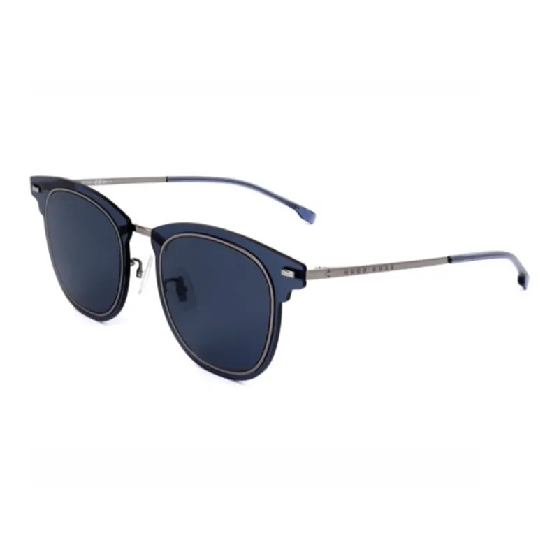 HUGO BOSS Irregular Shape Sun Sunglasses Men's Black-0
