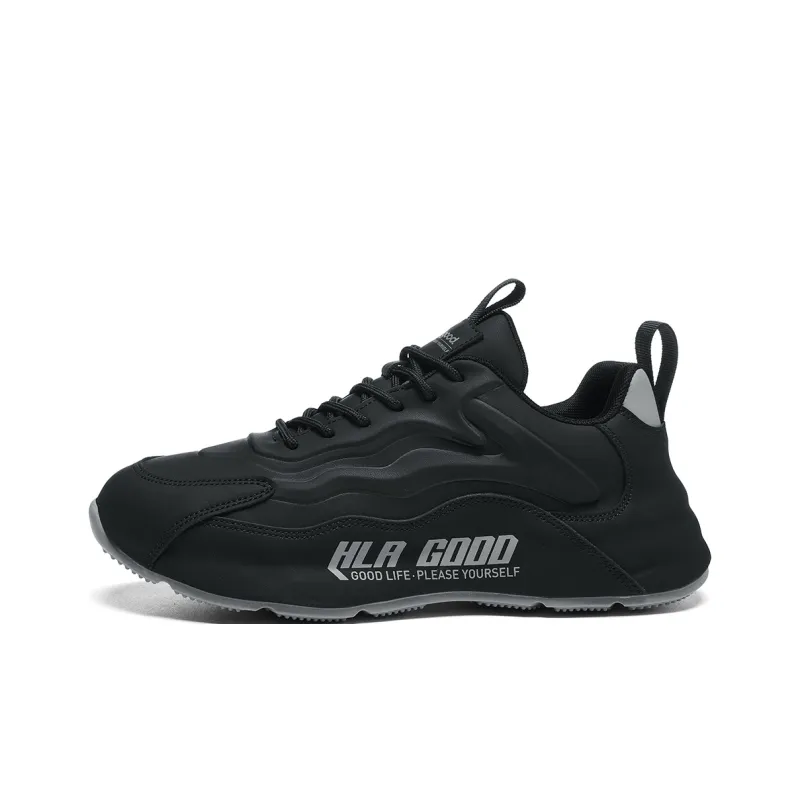 HLA Platform Fleece Lined Height Increasing Slip Resistant Sports Versatile Running Chunky Sneakers Men's-5