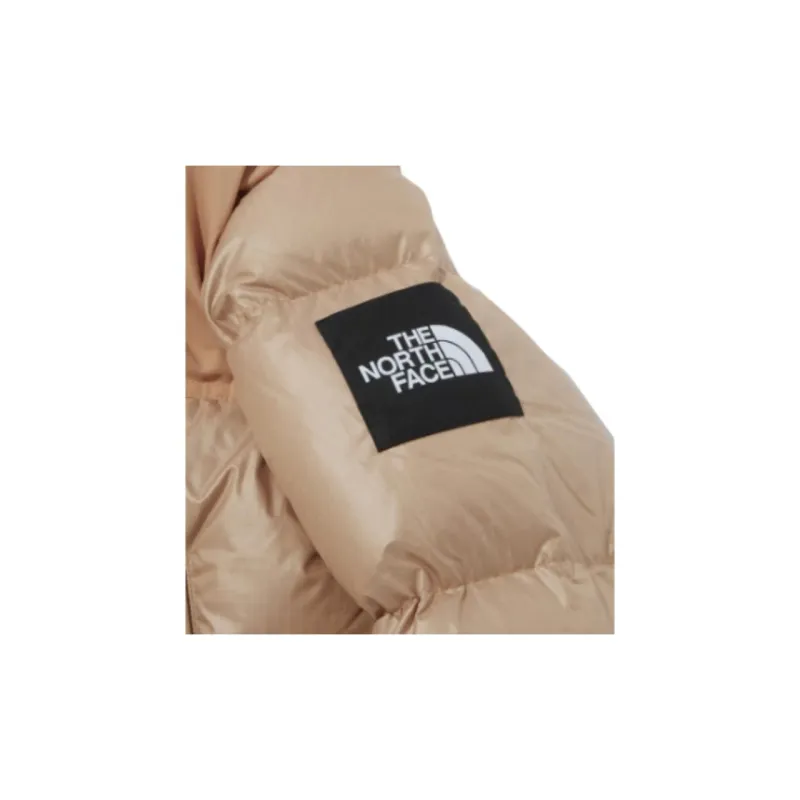 THE NORTH FACE Novelty Nuptse Down Jacket Women's Beige Brown-2