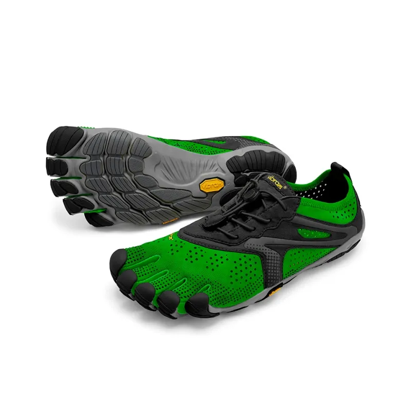 Vibram Five Fingers Shoes Wear resistant Lightweight Breathable And Non slip. Low Top Training Shoes Men's Green V RUN-3