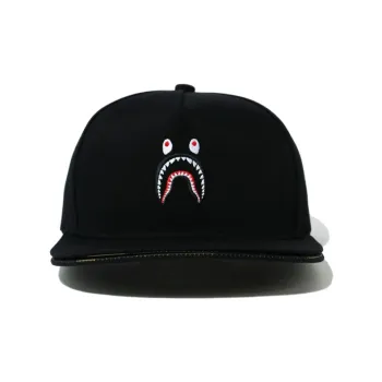 A BATHING APE Double Visor Shark Snapback Cap