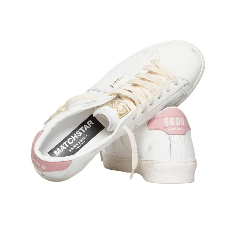 Golden Goose Matchstar Low Top Skateboard Shoes Women's White-2