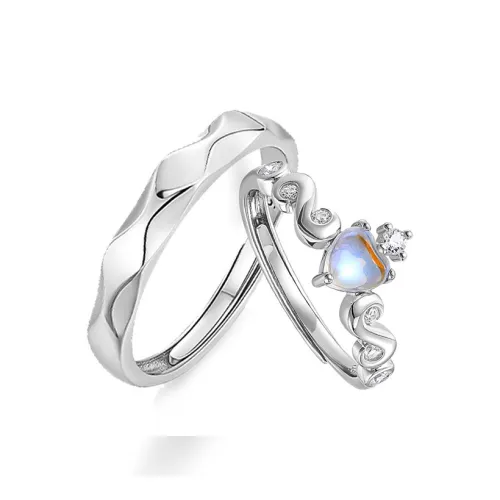 YINGNIXINDONG 925 Sterling Silver Rings Unisex Jackets Unisex, Goddess Box