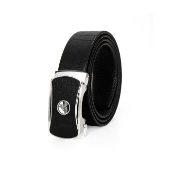 FORTEI Top Grain Cow Leather Leather Belts Men's Width  3.5 Cm