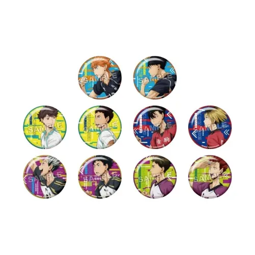 Animate Haikyuu!! Anime Edition Sprint Trading Card Badges