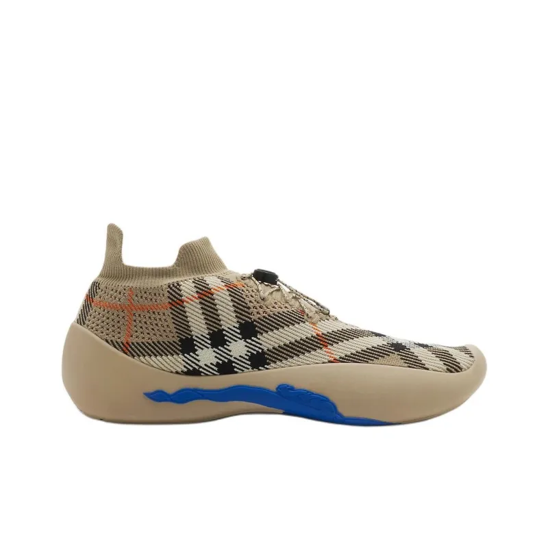 Burberry Low Top Casual Shoes Men's Brown-1