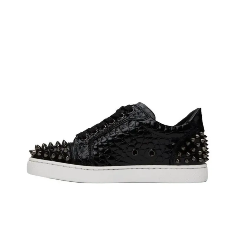 CL LUBOTING Vieria Low Top Skateboard Shoes Women's Black-0