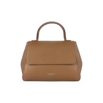 Le Parmentier Genuine Leather Embossed Shoulder Bag Crossbody Bag Handbag Regular Women's Cognac