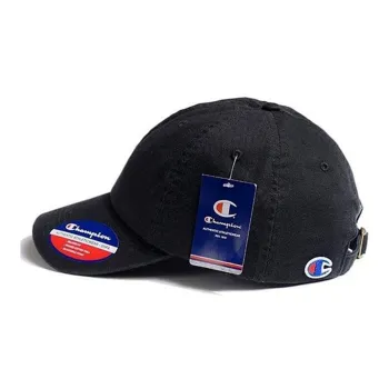 Champion Cotton Baseball Caps Unisex Black