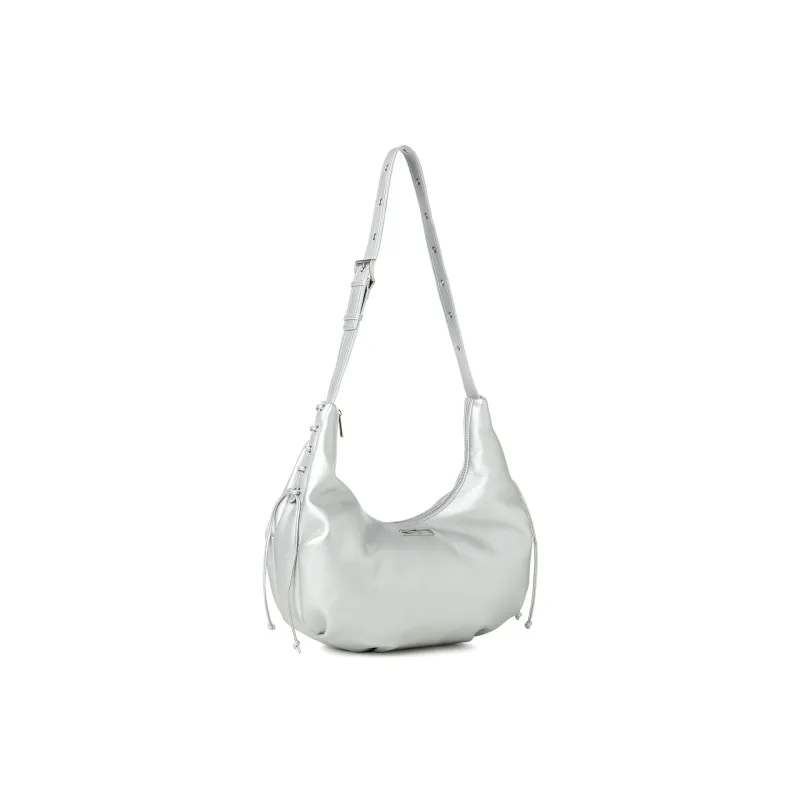 SQUARE Line Cow Leather Shoulder Bag Regular Women's Multicolor-6