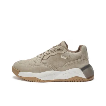 JEEP SPIRIT Height Increasing Wear-Resistant Lightweight Breathable Slip-Resistant Low-Top Casual Shoes Men's Sandstone