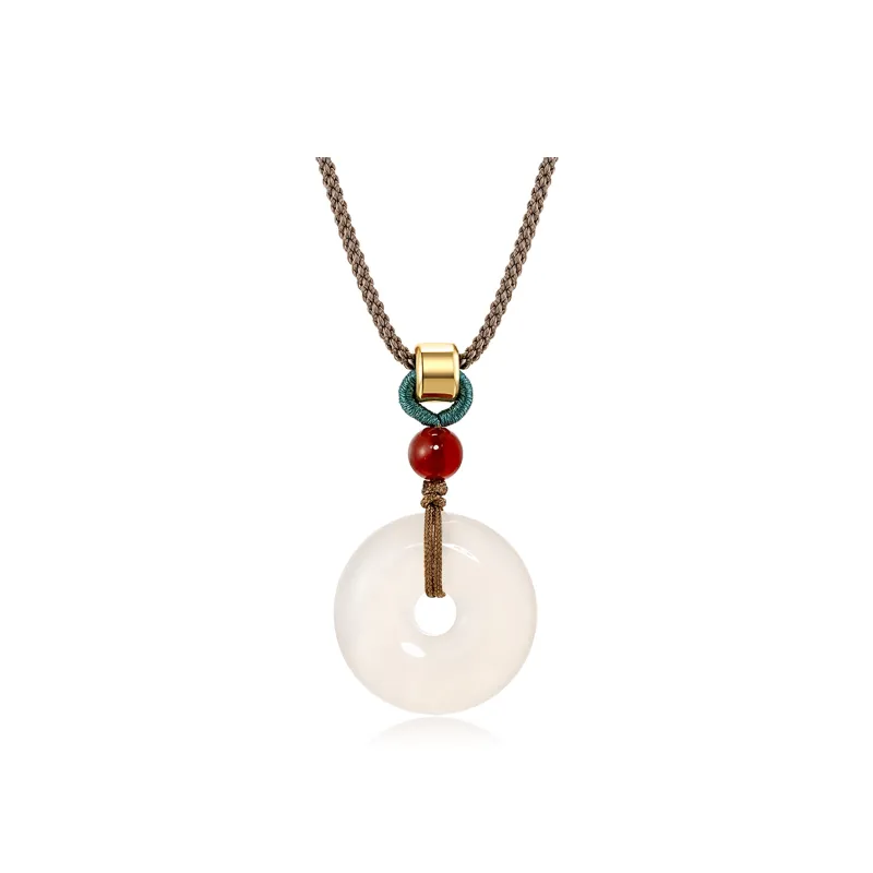 Far Mountain Joe Agate Necklaces Unisex-1