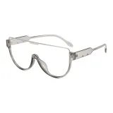 Gray Frame with Plano Lens