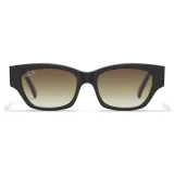 Black Frame with Gradient Tea Brown Lens