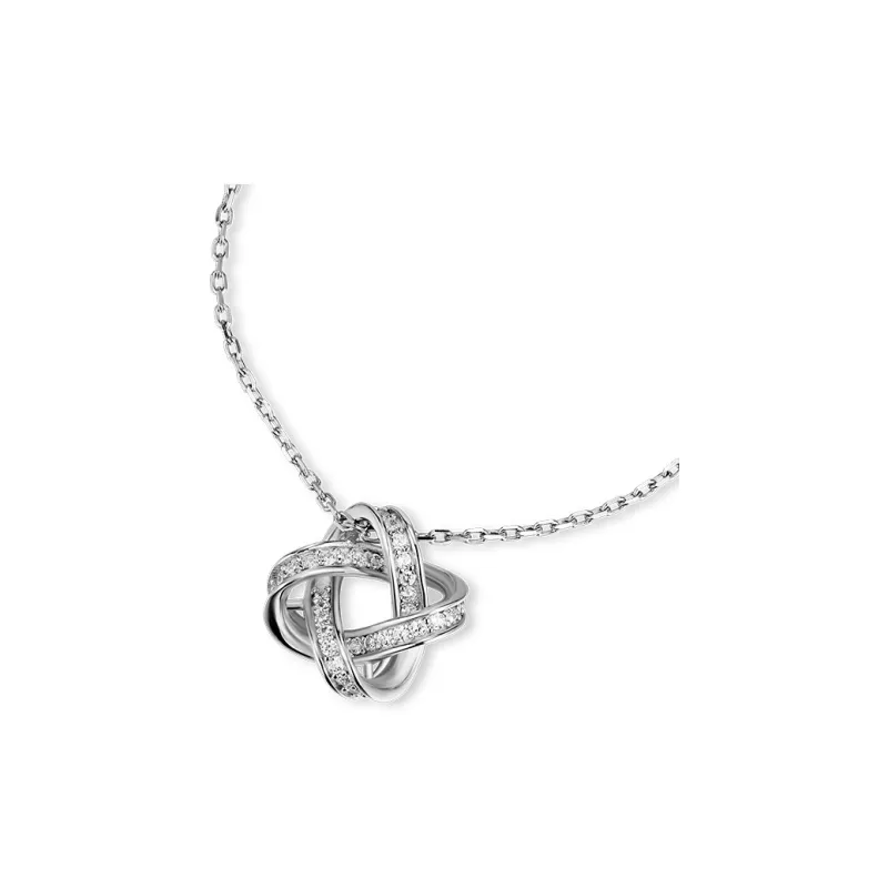 KADER S925 Silver Necklaces Women's Silver White, Goddess Exclusive Box-1