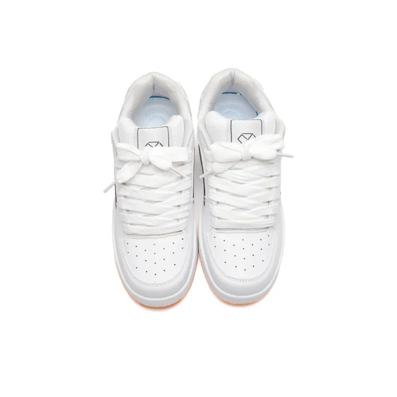OAOQ Cushioning Height Increasing Abrasion Resistant Lightweight Mat Low Top Casual Shoes Unisex-11