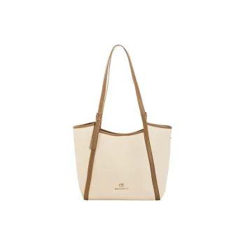 Sanrio Hello Kitty Synthetic Leather Tote Bag Shoulder Bag Regular Women's Khaki