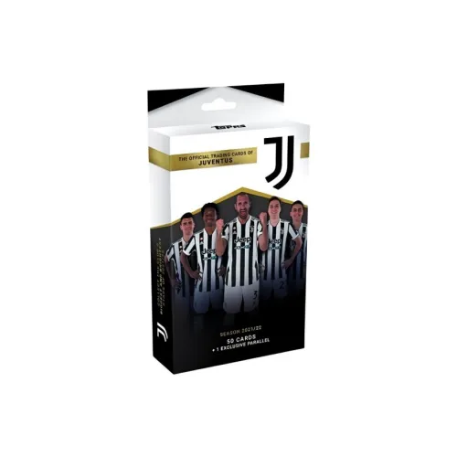 Topps 2021 22 Topps Juventus Soccer Team Box Holographic Box Sports Cards Full Box