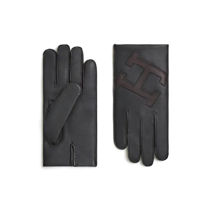 HERMES Gloves Men Black-0