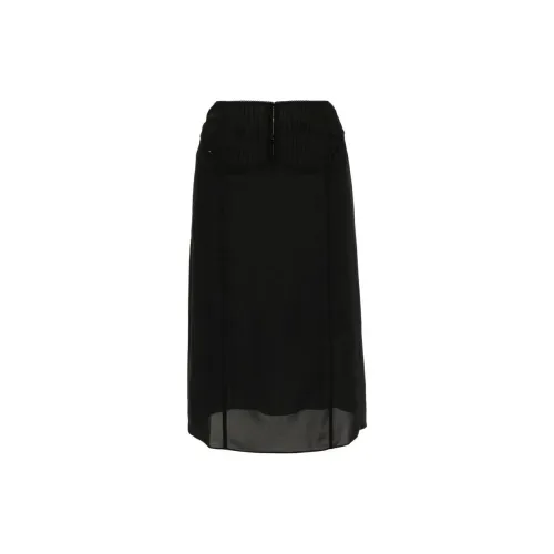 Anna October Casual Long Skirts Women's Black