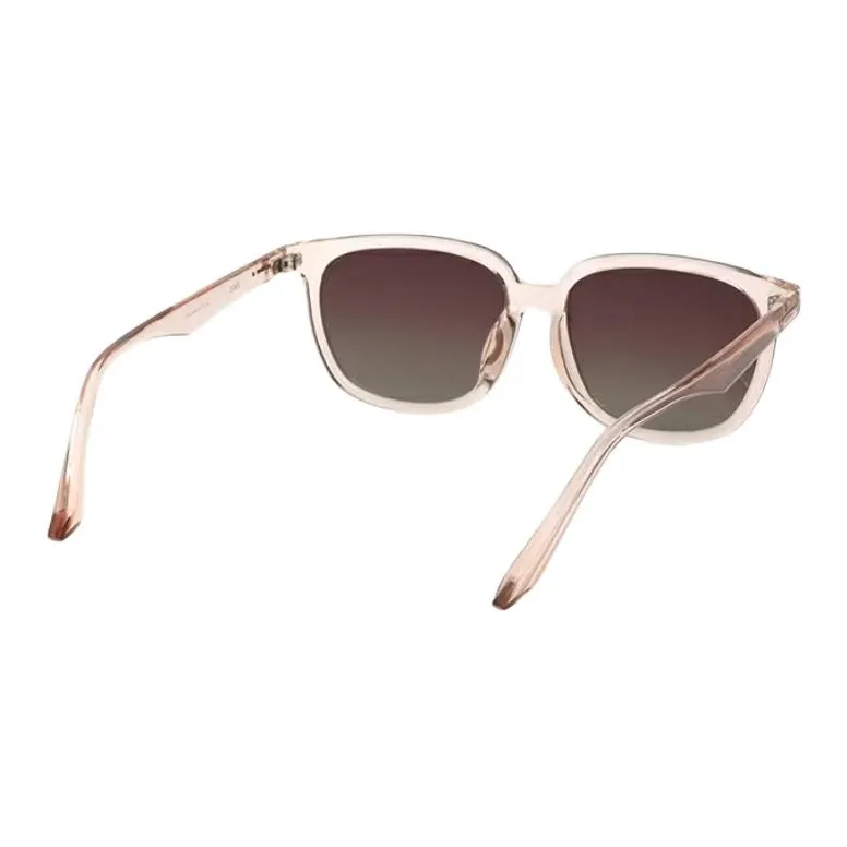 JINS TR/Memory Plastic Square Sunglasses Men's Transparent Pink-2