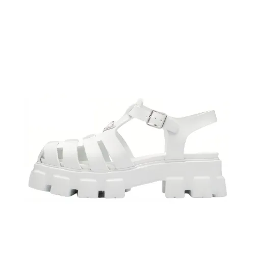 PRADA Triangle-logo Fisherman Sandals