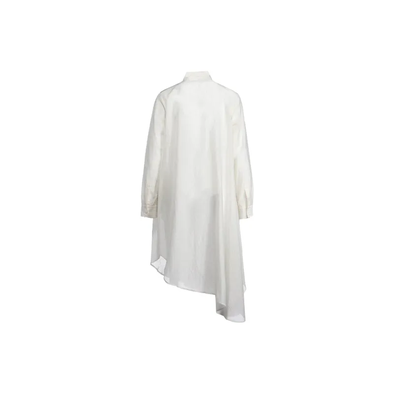Yohji Yamamoto FW24 Long Sleeved Dress Women's White-1
