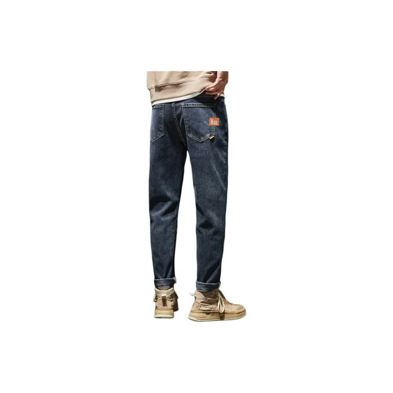 DEBRAND Jeans Men Blue Gray-1