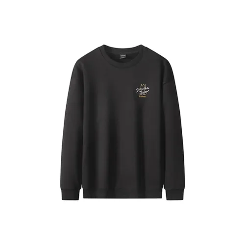 Cabbeen Sweatshirts Men Coal Black