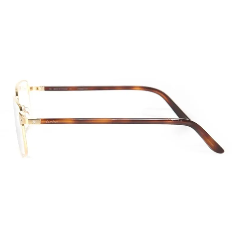 CARTIER Plate Frame Rectangular Eyeglass Frames Women's-1