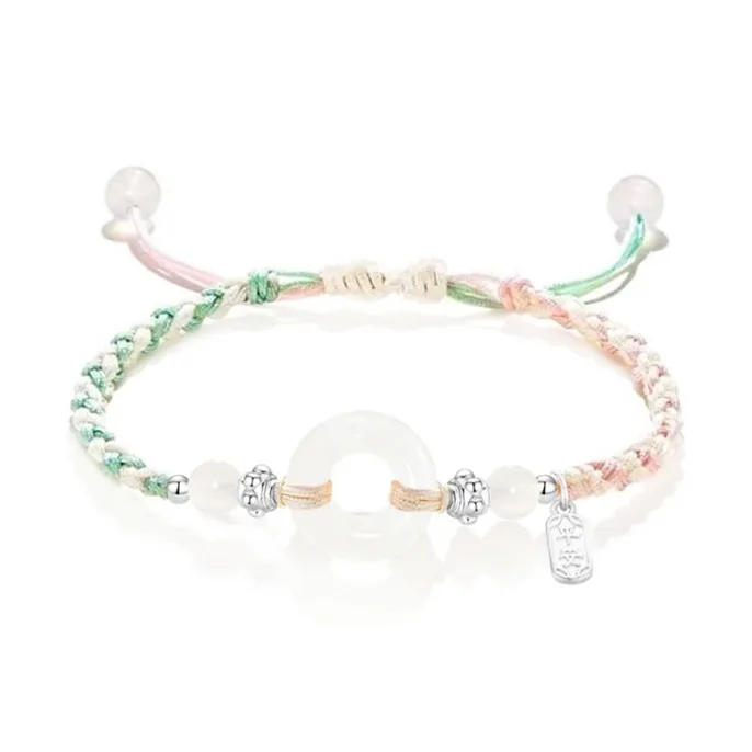 D.K.X Colored Glaze Rope Bracelets Unisex-0