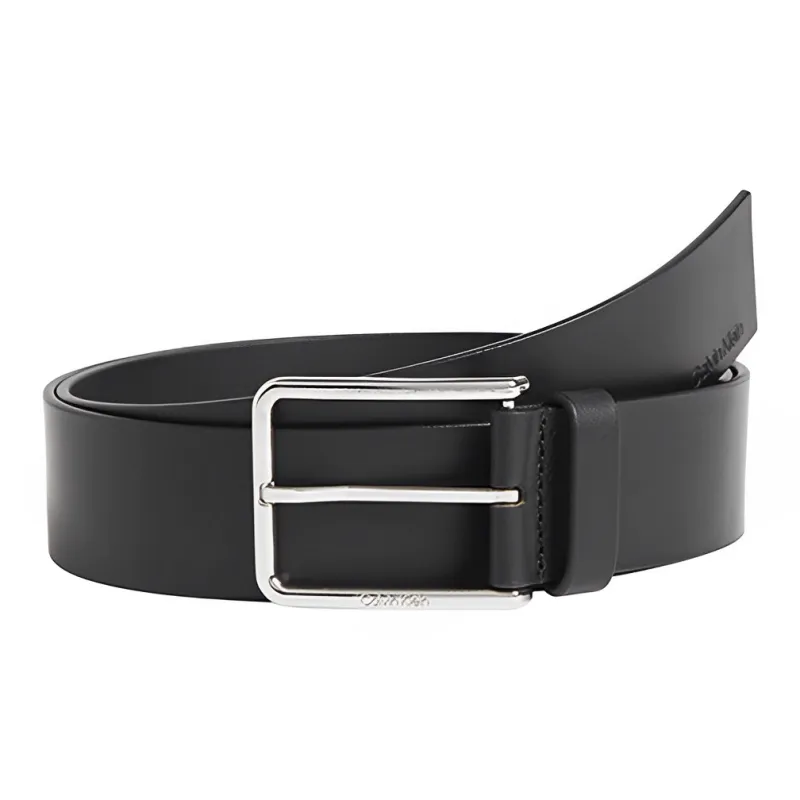CALVIN KLEIN Cow Leather Belts Men's Black Width  4cm-0