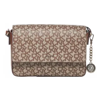 DKNY PVC Crossbody Bag Shoulder Bag Women's Brown